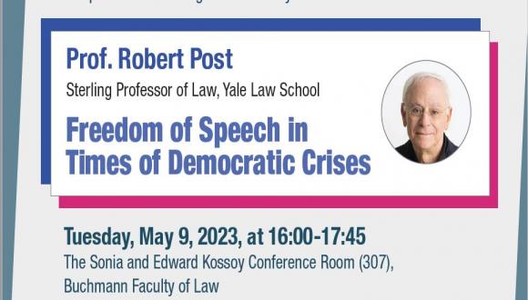 Minerva host guest lecture: Freedom of Speech in Times of Democratic Crises
