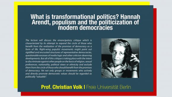 What is transformational politics? Hannah Arendt, populism and the politicization of modern democracies