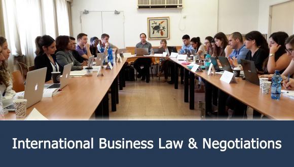 International Business Law & Negotiations at TAU Law